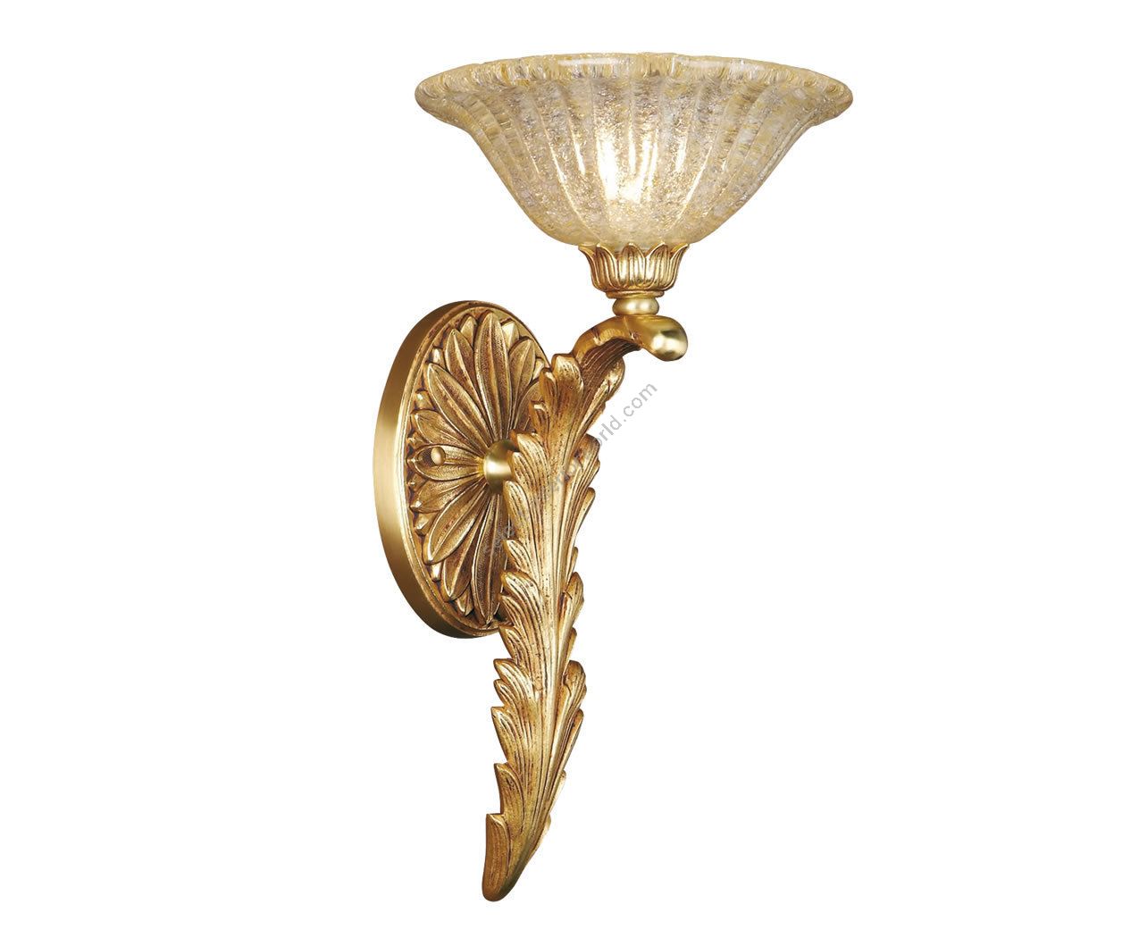 Mariner / Wandleuchten / Bronzeguss / Venezianisches Glas 19767