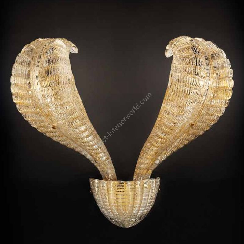 Glass & Glass Murano / Wandleuchten / Naga 1 ART. 1591/A