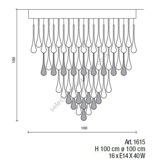 Il Paralume Marina / Kronleuchter / 1615