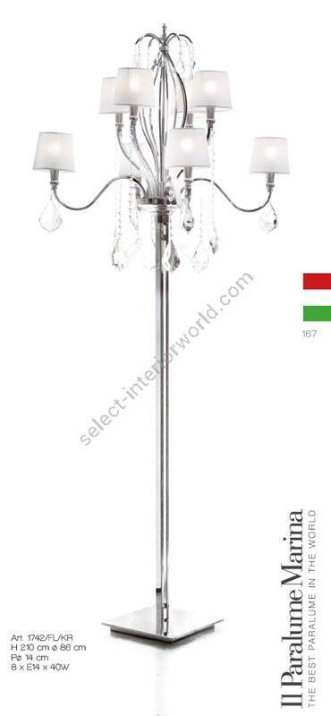 Il Paralume Marina / Stehlampen / 1742/FL/KR