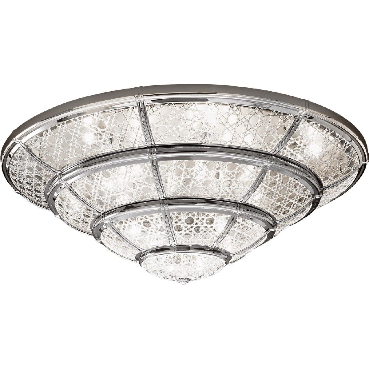 Possoni / Chrome ceiling light / C Crystal Glass - Giotto 189822PL-C