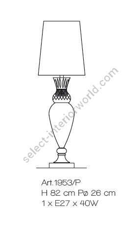 Il Paralume Marina / Tischlampe / 1953/P