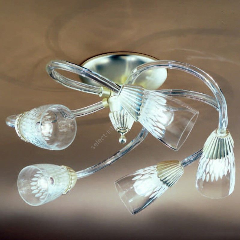 Patrizia Volpato / Chandeliers / Intrecc Handcrafted 24 Karat Gold