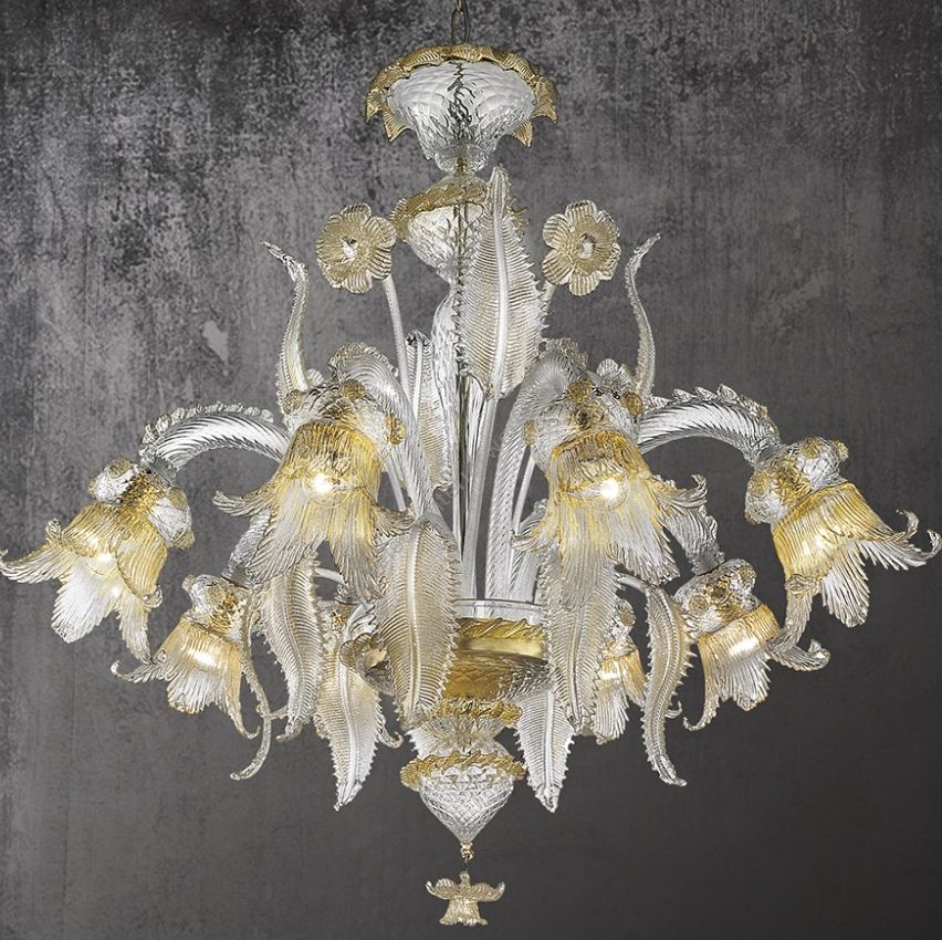 Glass & Glass Murano / Kronleuchter / Traditional Venetian chandeliers TVC2210