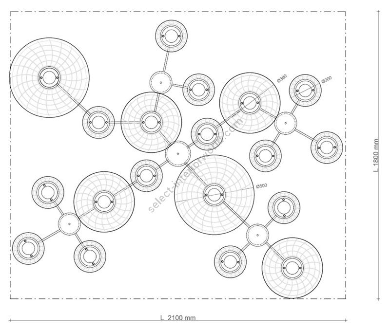 Il Paralume Marina / Deckenleuchte / 2281CH19