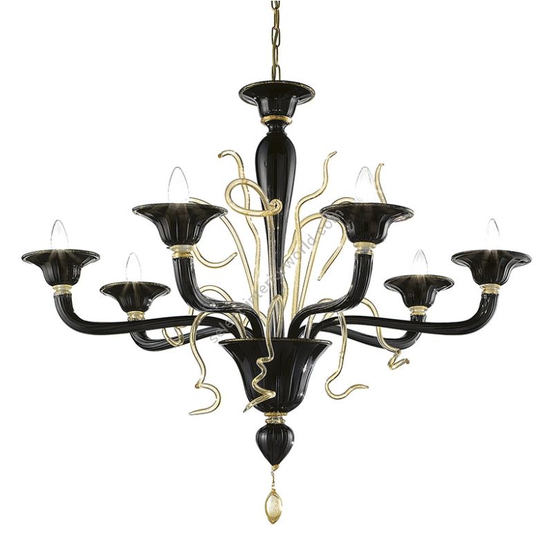 Glass & Glass Murano / Kronleuchter / Contemporary Venetian chandeliers CVC27061