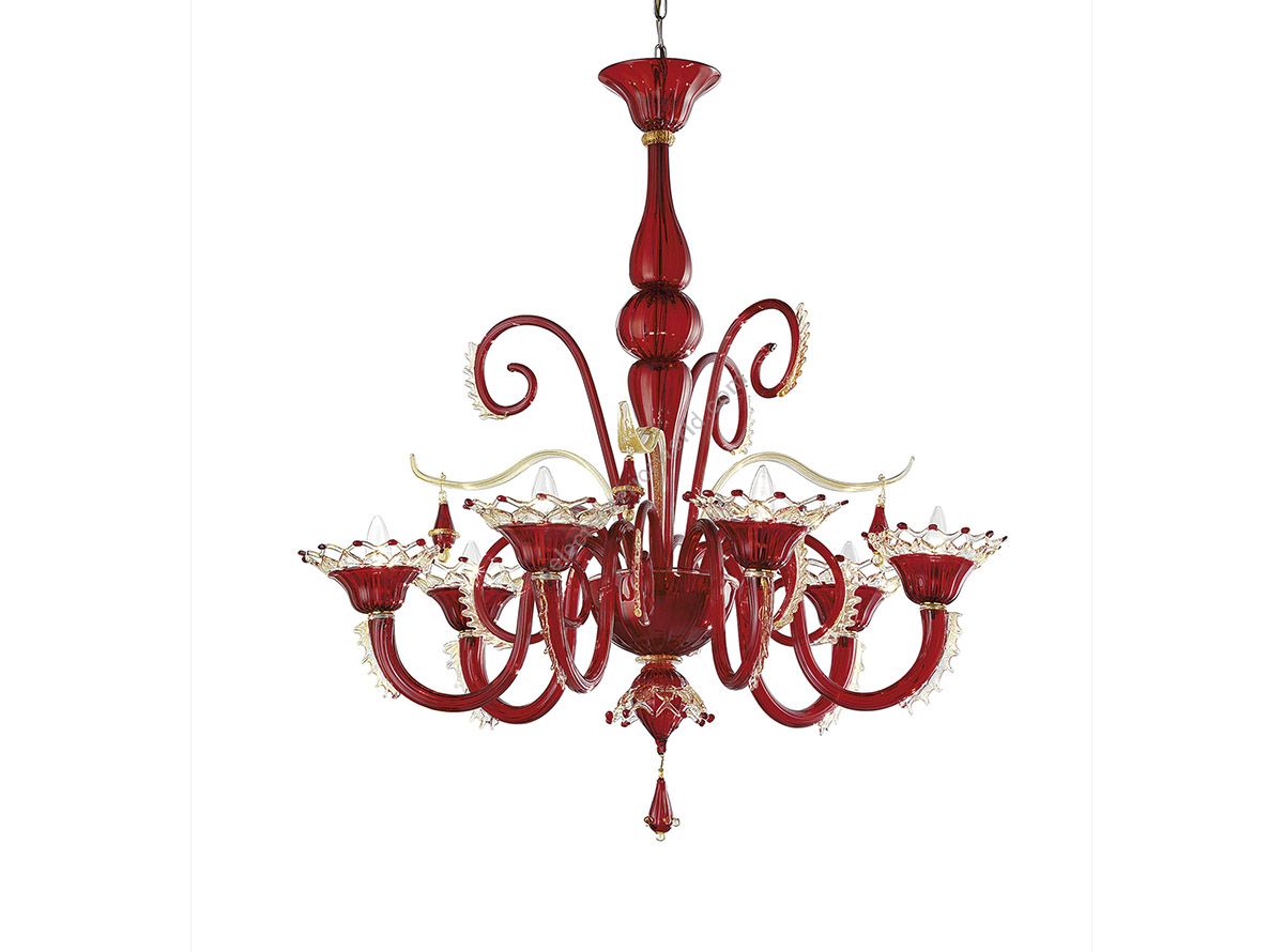 Glass & Glass Murano / Kronleuchter / Traditional Venetian chandeliers TVC2784