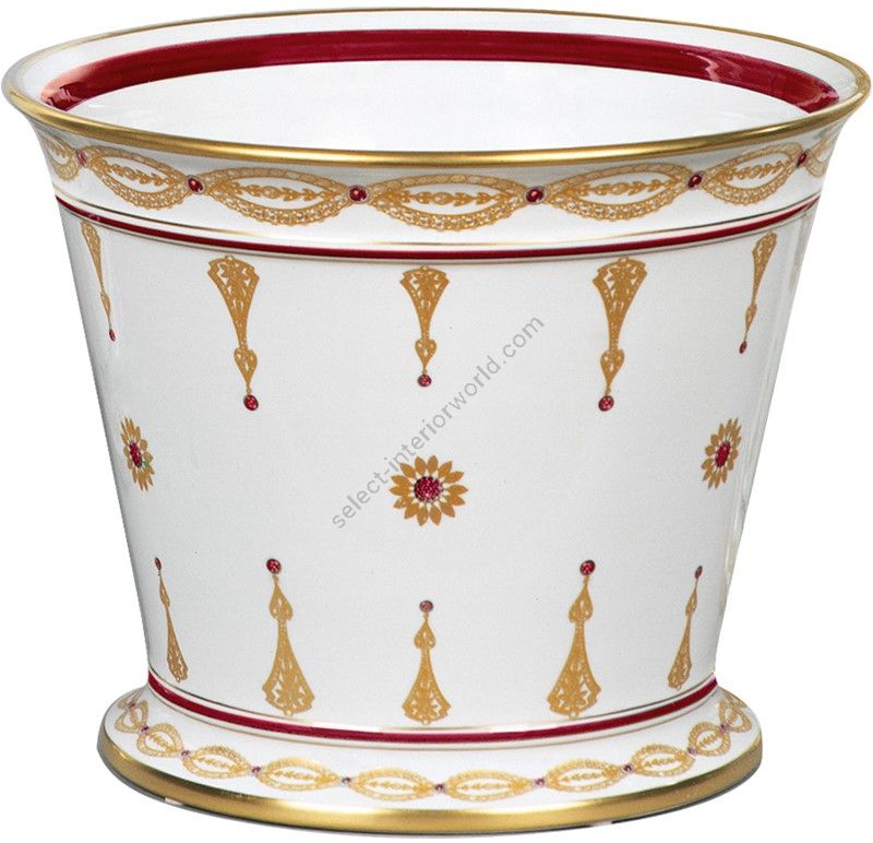 Le Porcellane / Blumenkästen & Blumentöpfe / Cachepot Ponte Vecchio 5018