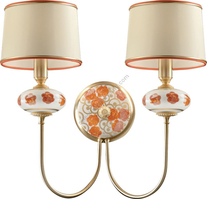 Le Porcellane / Wandleuchten / Rose Rosse 5774/2