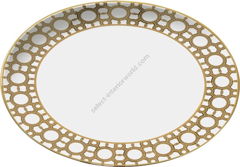 Le Porcellane / Teller & Schüsseln Geschirr / Oval Platter Palazzo Vecchio 5915