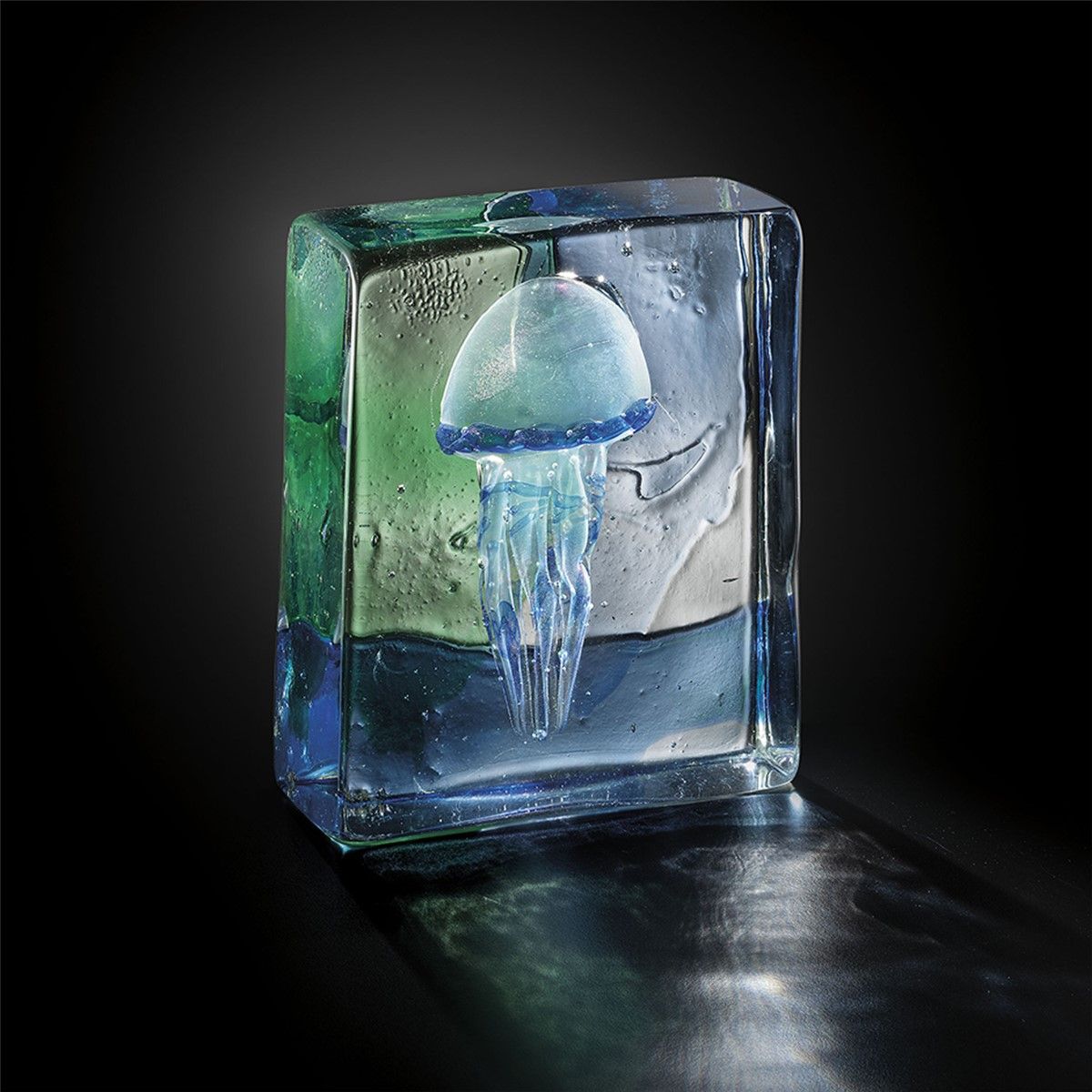 Italian Luxury Lighting / Animal Sculptures / Aquarium Jellyfish in Murano Glass 6021 1 COL
