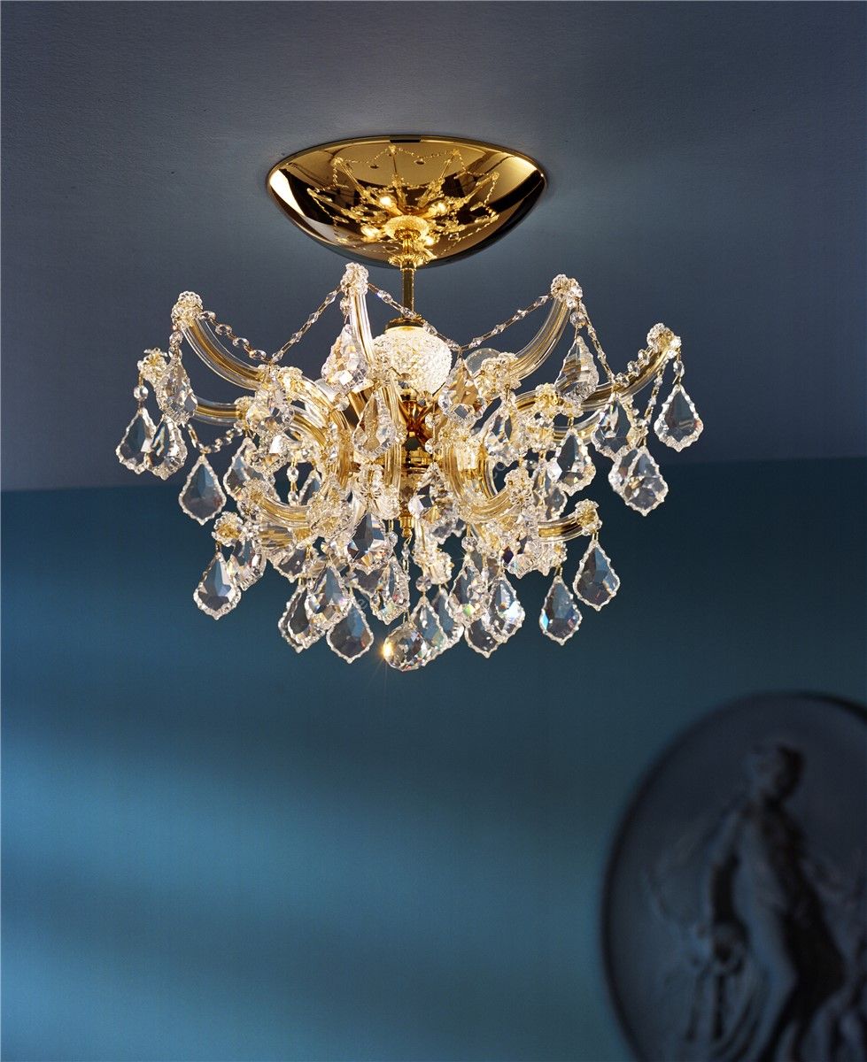 Italian Luxury Lighting / Semi-Flush Mounts / Maria Theresa Ceiling 4 Lights 7001 004