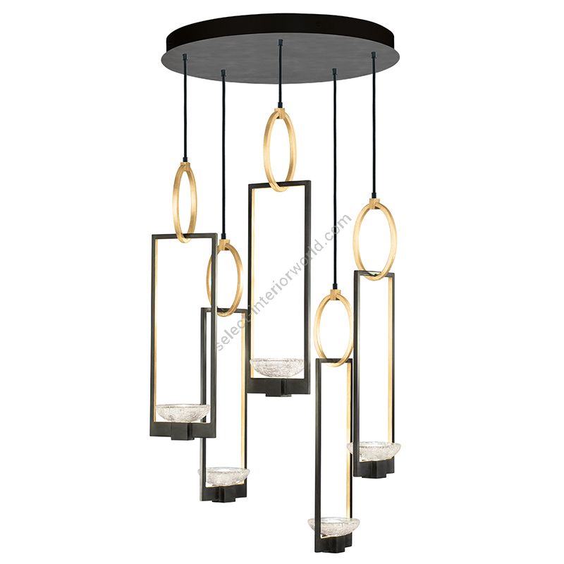 Fine Art Handcrafted Lighting / Pendant Lights / Delphi 26.5″ Round 893040