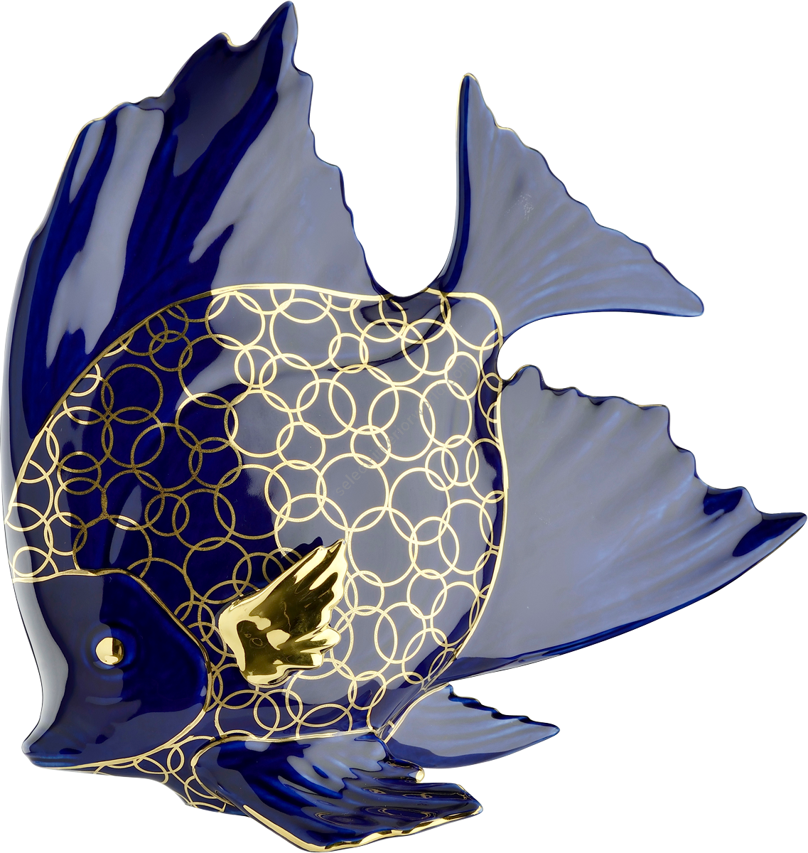 Le Porcellane / Animal Sculptures / Bolly Angel Fish / Animali 7030/by
