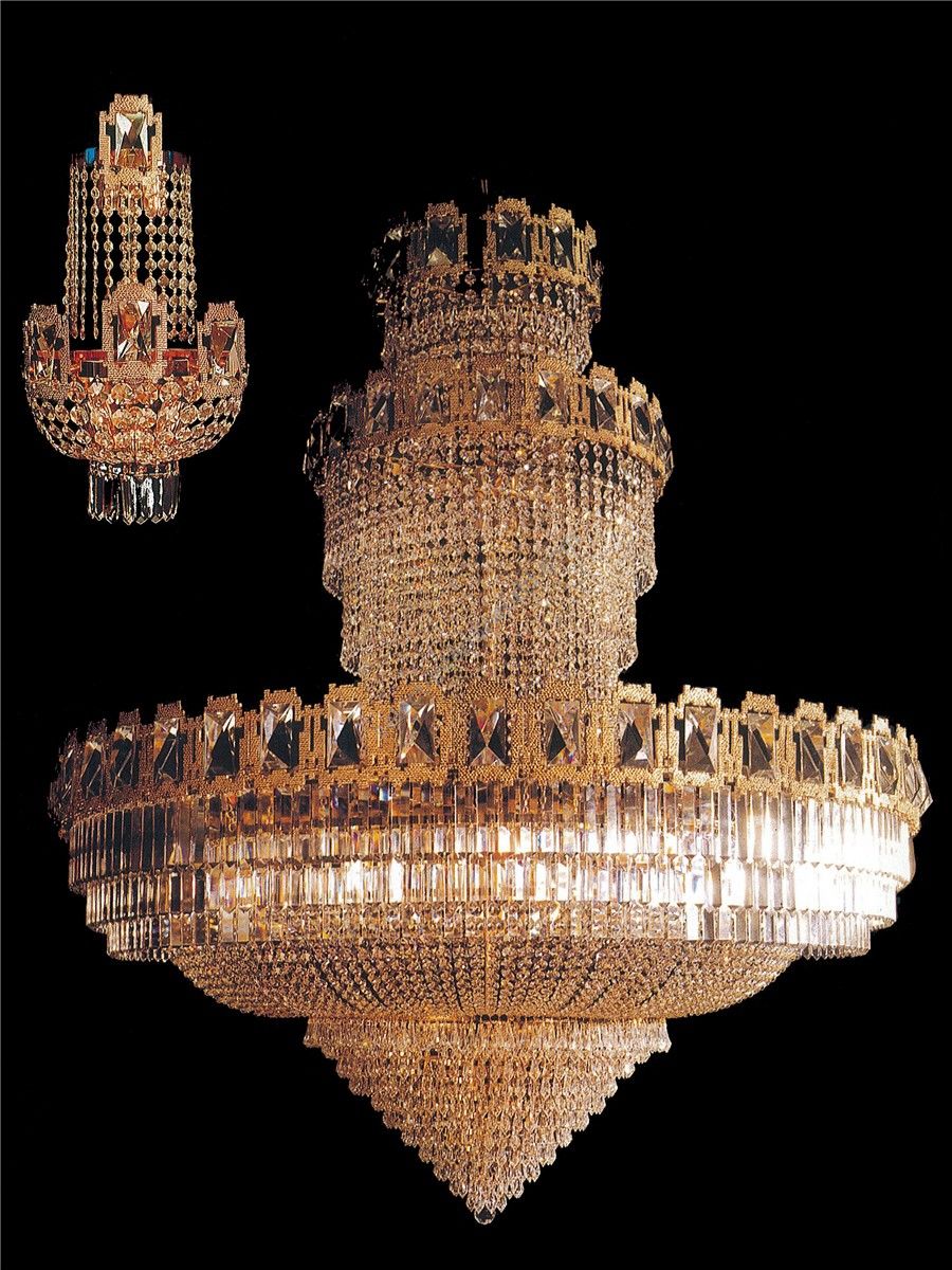 Italian Luxury Lighting / Chandeliers / Empire Crystal 30 Lights 9015 120