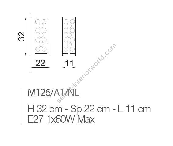 Il Paralume Marina / Wandleuchten / IL-M126/A1