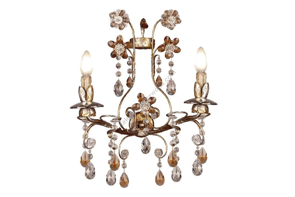 Mechini / Wall Lights / Molux Colored Bohemian Crystal A152/2