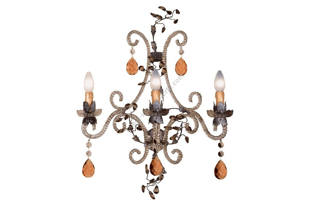 Mechini / Wall Lights / Clear and Colored Bohemian Crystal A256/3