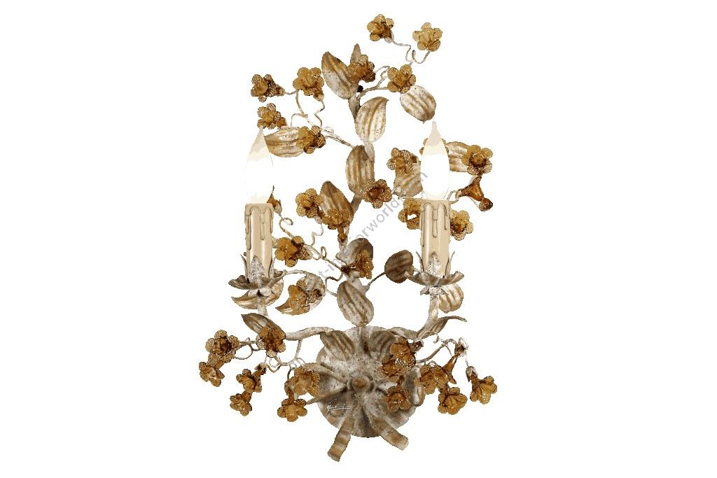 Mechini / Wall Lights / Bohemian Crystal and Murano Glass A261/2