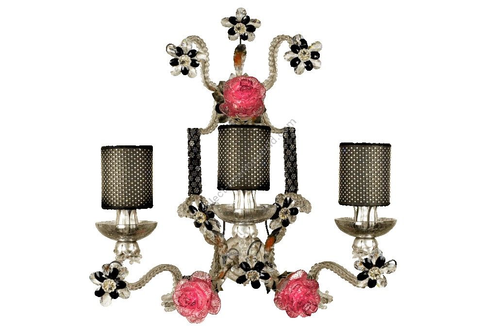 Mechini / Wall Lights / Bohemian Strip and Silk Lamp Shade A277/3