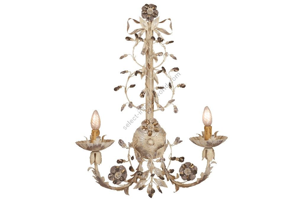 Mechini / Wall Lights / Bohemian Crystal and Murano Glass A538/2