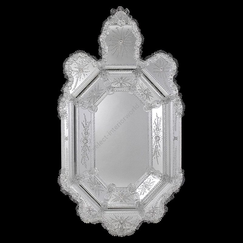 Glass & Glass Murano / Wandspiegel / ART. MIR 340