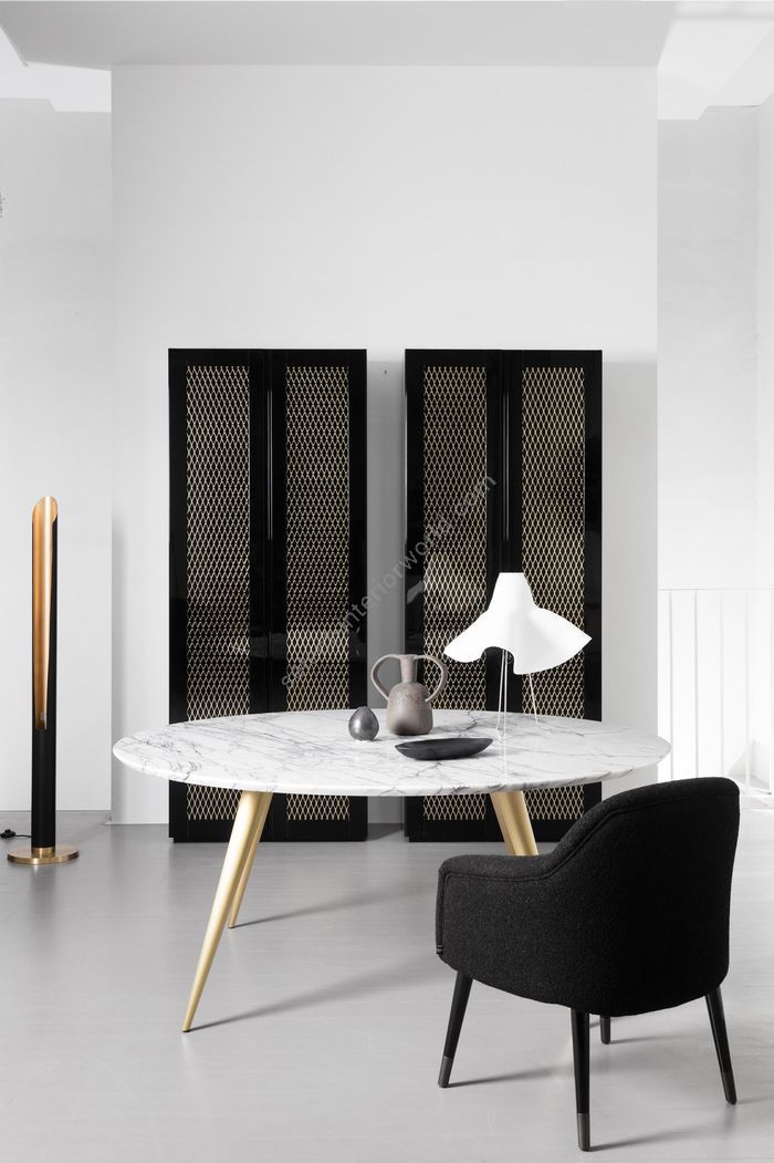 DOM Edizioni / Esstisch / Atlas Elliptical Top Lacquered