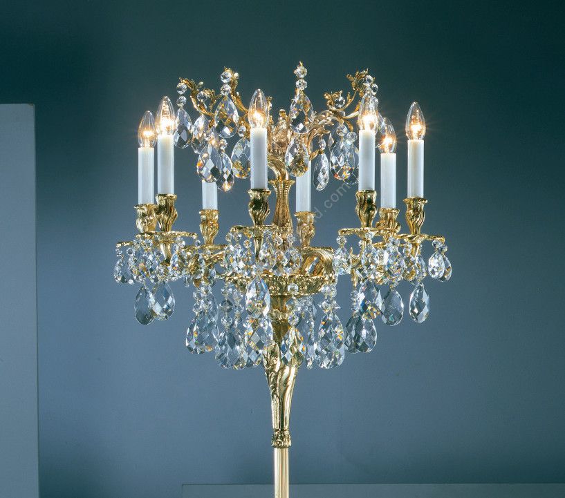 Preciosa / Kristall Stehleuchte Louis XV Stil / Pantheon FR 5345/00/008