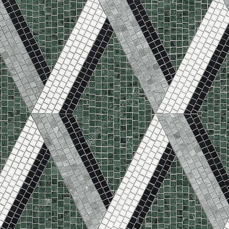 Bisazza / Marmosaico - Decorations / Borgonuovo Verde