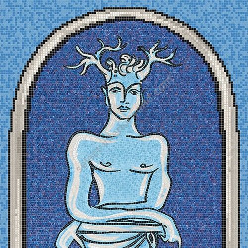 Bisazza / Mosaico - Decorations / Cerf Bleu (Timeless)