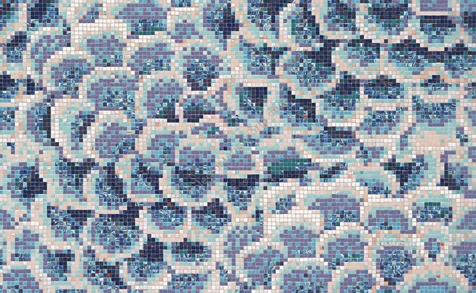 Bisazza / Mosaico - Decorations / Dalia Blu (Flora)