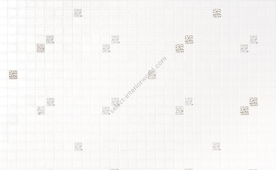 Bisazza / Mosaico - Decorations / Diagonale Bianco Oro (Luxe)