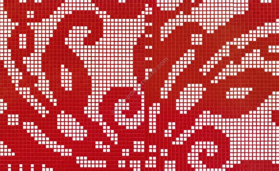 Bisazza / Mosaico - Decorations / Embroidery Red (Flooring)