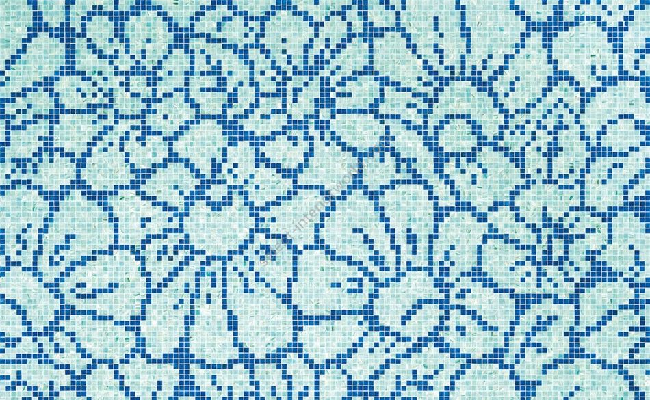 Bisazza / Mosaico - Decorations / Graphic Flowers Blue (Flora)