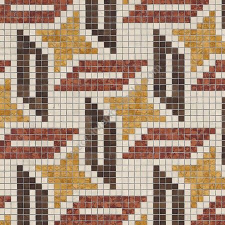 Bisazza / Marmosaico - Decorations / Haddon Red