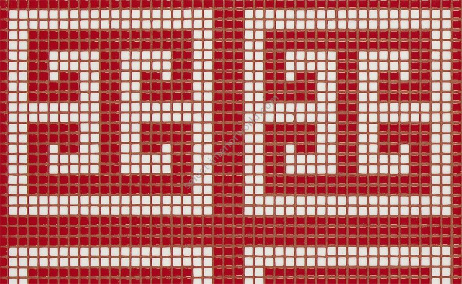 Bisazza / Mosaico - Decorations / Key White Red (Flooring)
