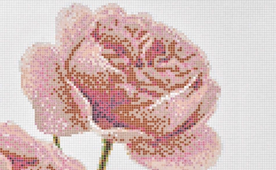 Bisazza / Mosaico - Decorations / Malmaison Cipria (Flora)