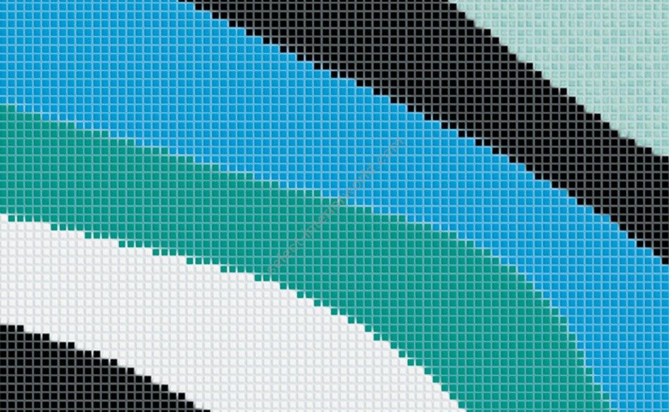 Bisazza / Mosaico - Decorations / Onde 20 Blu (Pools)