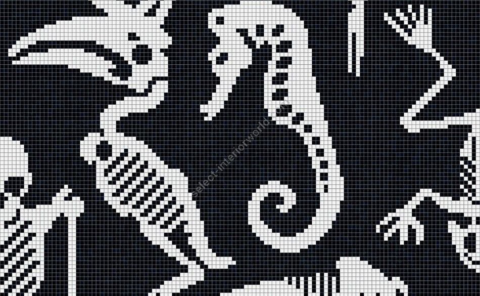 Bisazza / Mosaico - Decorations / Perished White (Modern)