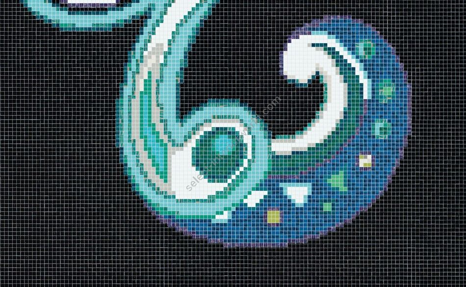 Bisazza / Mosaico - Decorations / Pizzo Blu (Modern)