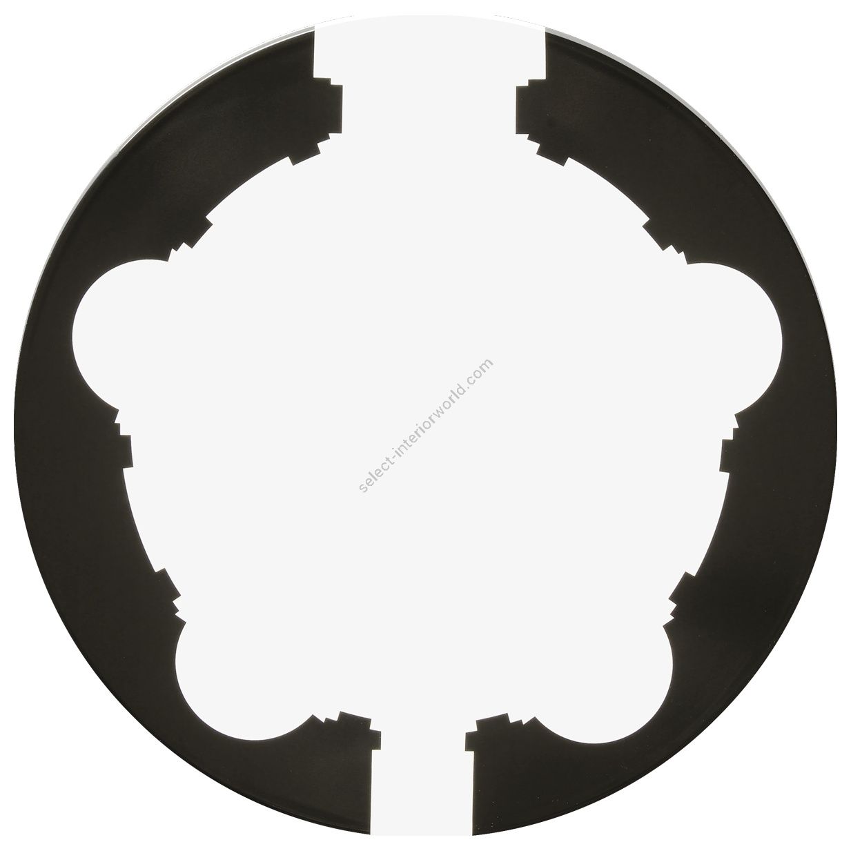 Le Porcellane / Plates & Bowls Tabletop / Baroqeat Black 5860