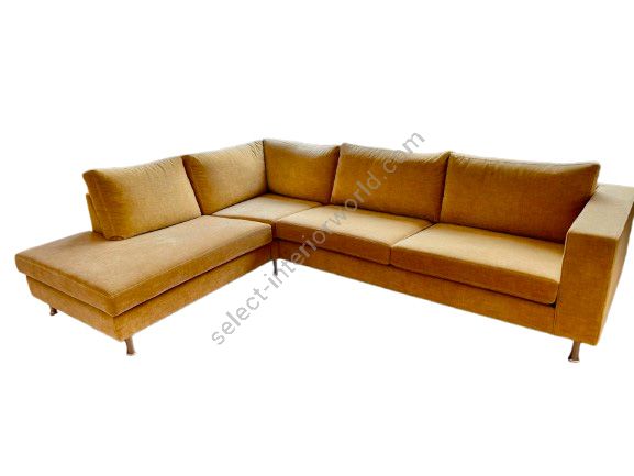 Boconcept / Sofas / Indivi / Corner sofa with lounge module golden beige Napoli / In stock