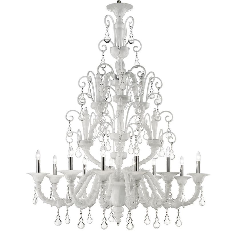 Glass & Glass Murano / Kronleuchter / Traditional Venetian chandeliers C-1980/12