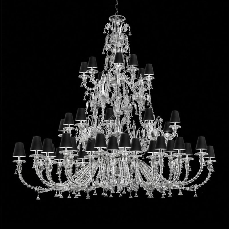 Glass & Glass Murano / Kronleuchter / Traditional Venetian chandeliers C-2302/52P