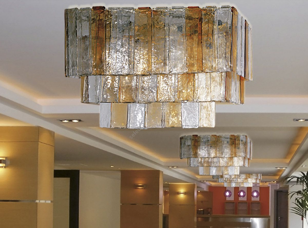 Glass & Glass Murano / Ceiling Lights / Murano C-F 10