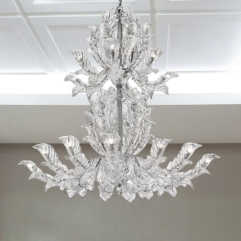 Glass & Glass Murano / Kronleuchter / Fresco ART. 995/12+6