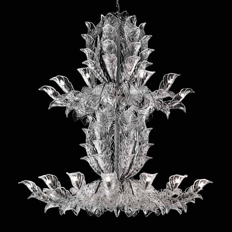 Glass & Glass Murano / Kronleuchter / Fresco ART. 995/12+9