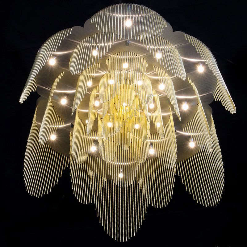 Willowlamp / Semi-Flush Mounts / Rose Straight Ø700 Ceiling Mounted