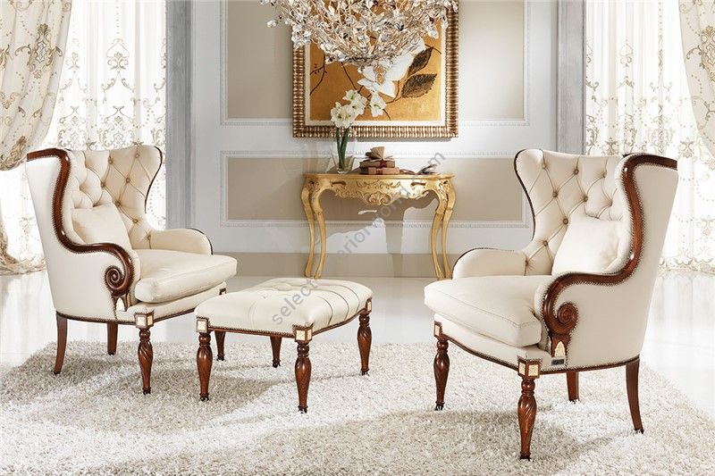 Keoma / Armchairs / Valeria: Armchair and Ottoman