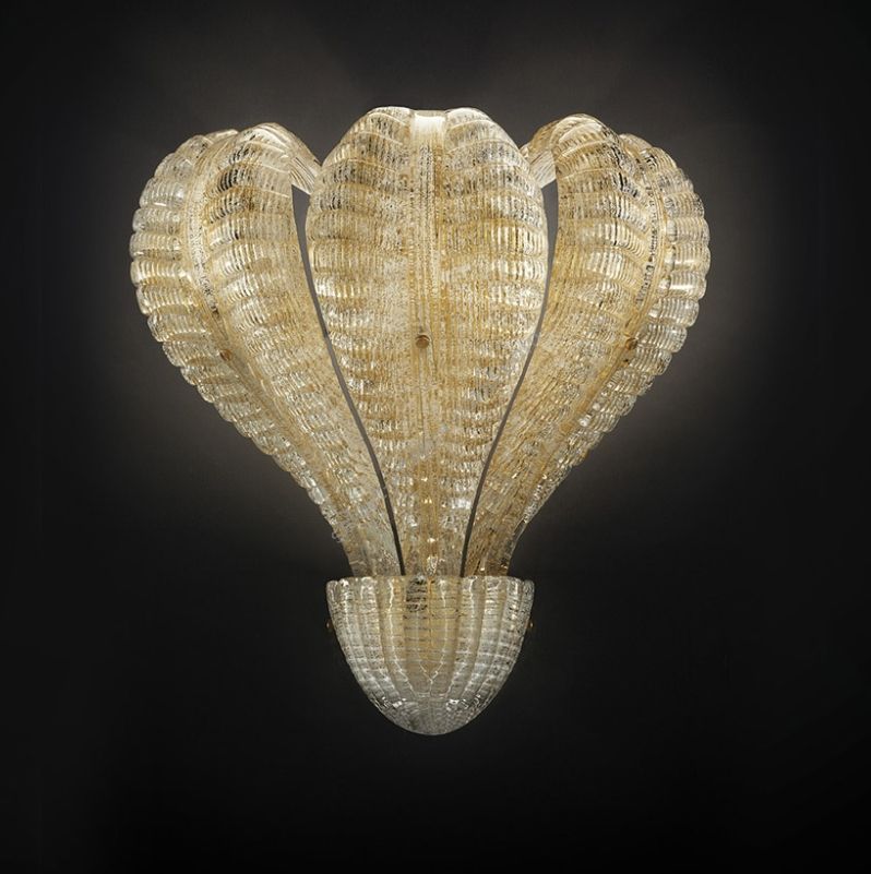 Glass & Glass Murano / Wandleuchten / Naga 1 ART. 1592/A